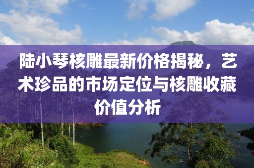 陸小琴核雕最新價格揭秘，藝術珍品的市場定位與核雕收藏價值分析