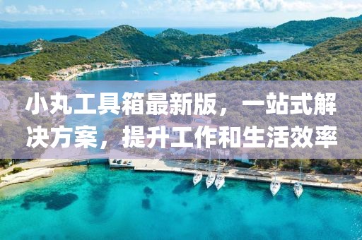 小丸工具箱最新版，一站式解決方案，提升工作和生活效率