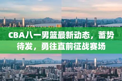 CBA八一男籃最新動態(tài)，蓄勢待發(fā)，勇往直前征戰(zhàn)賽場