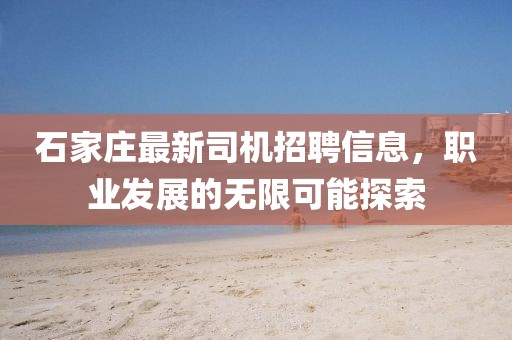 石家莊最新司機(jī)招聘信息，職業(yè)發(fā)展的無(wú)限可能探索