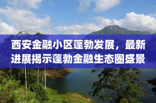 西安金融小區(qū)蓬勃發(fā)展，最新進(jìn)展揭示蓬勃金融生態(tài)圈盛景
