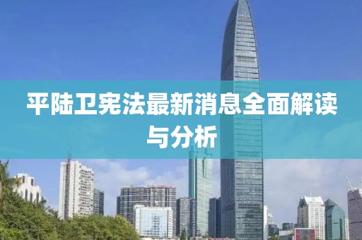 平陸衛(wèi)憲法最新消息全面解讀與分析