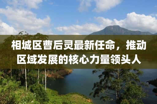 相城區(qū)曹后靈最新任命，推動區(qū)域發(fā)展的核心力量領頭人