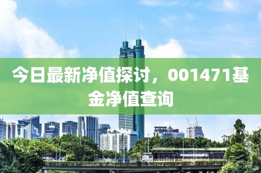 今日最新凈值探討，001471基金凈值查詢