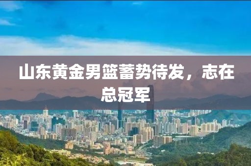 山東黃金男籃蓄勢待發(fā)，志在總冠軍