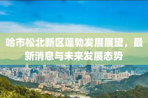 哈市松北新區(qū)蓬勃發(fā)展展望，最新消息與未來發(fā)展態(tài)勢