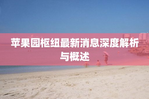 蘋(píng)果園樞紐最新消息深度解析與概述