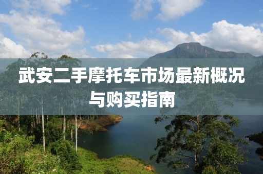 武安二手摩托車市場最新概況與購買指南