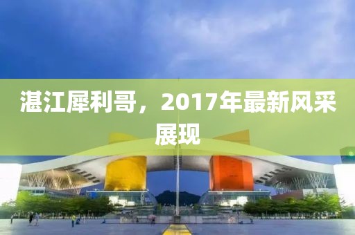 湛江犀利哥，2017年最新風(fēng)采展現(xiàn)