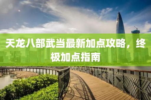 天龍八部武當最新加點攻略，終極加點指南