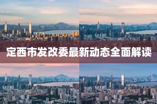 定西市發(fā)改委最新動(dòng)態(tài)全面解讀