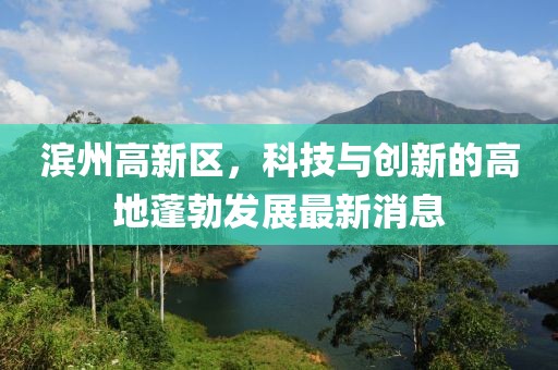 濱州高新區(qū)，科技與創(chuàng)新的高地蓬勃發(fā)展最新消息