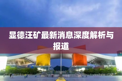 顯德汪礦最新消息深度解析與報道