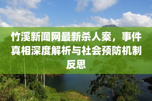 竹溪新聞網(wǎng)最新殺人案，事件真相深度解析與社會(huì)預(yù)防機(jī)制反思