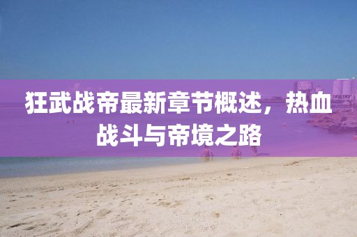 狂武戰(zhàn)帝最新章節(jié)概述，熱血戰(zhàn)斗與帝境之路