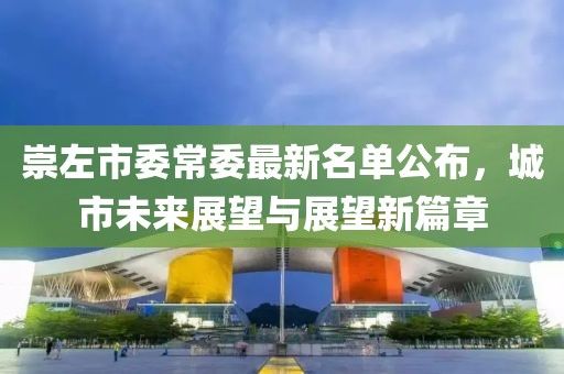 崇左市委常委最新名單公布，城市未來展望與展望新篇章