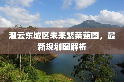 灌云東城區(qū)未來繁榮藍圖，最新規(guī)劃圖解析