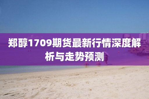 鄭醇1709期貨最新行情深度解析與走勢預測