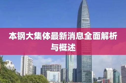 本鋼大集體最新消息全面解析與概述