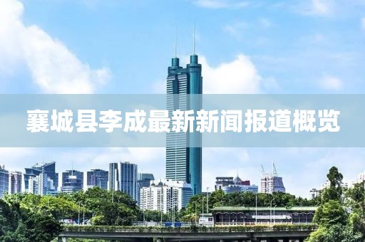 襄城縣李成最新新聞報(bào)道概覽