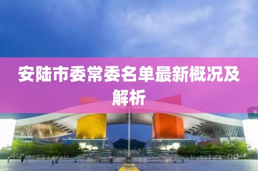 安陸市委常委名單最新概況及解析