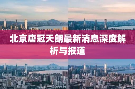 北京唐冠天朗最新消息深度解析與報(bào)道