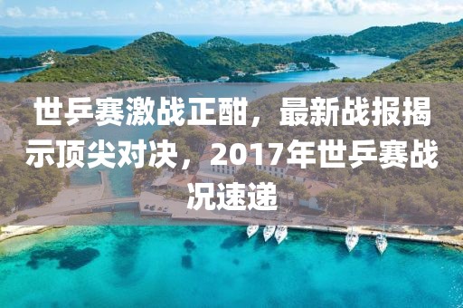 世乒賽激戰(zhàn)正酣，最新戰(zhàn)報(bào)揭示頂尖對(duì)決，2017年世乒賽戰(zhàn)況速遞