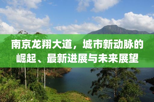 南京龍翔大道，城市新動脈的崛起、最新進展與未來展望