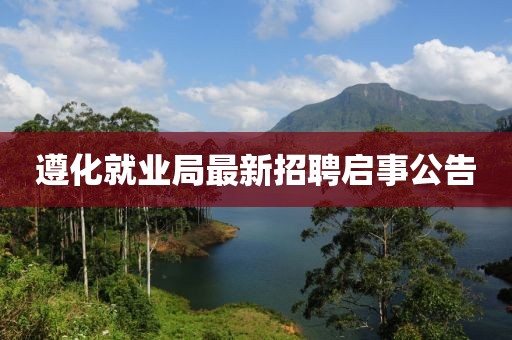 遵化就業(yè)局最新招聘啟事公告