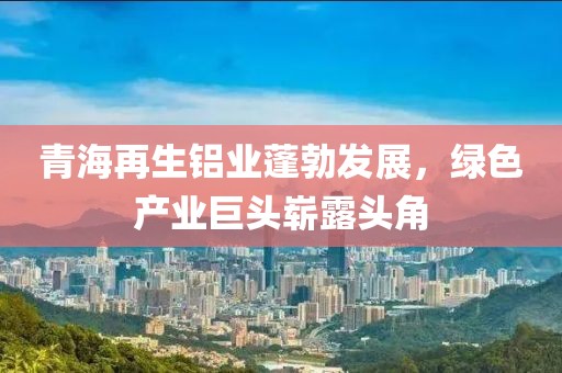 青海再生鋁業(yè)蓬勃發(fā)展，綠色產(chǎn)業(yè)巨頭嶄露頭角