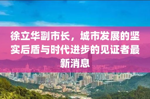 徐立華副市長，城市發(fā)展的堅(jiān)實(shí)后盾與時(shí)代進(jìn)步的見證者最新消息