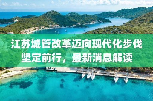 江蘇城管改革邁向現(xiàn)代化步伐堅(jiān)定前行，最新消息解讀