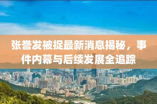 張譽(yù)發(fā)被捉最新消息揭秘，事件內(nèi)幕與后續(xù)發(fā)展全追蹤