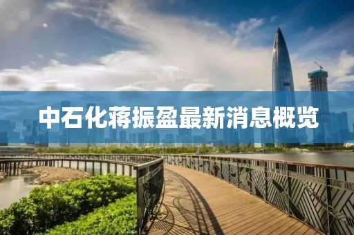 中石化蔣振盈最新消息概覽