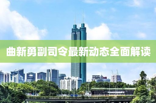 曲新勇副司令最新動(dòng)態(tài)全面解讀
