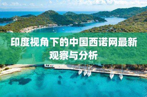 印度視角下的中國西諾網(wǎng)最新觀察與分析