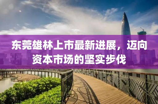 東莞雄林上市最新進展，邁向資本市場的堅實步伐