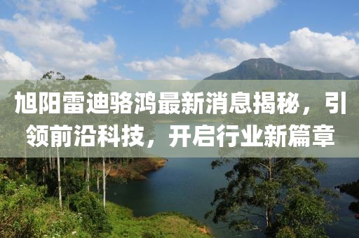 旭陽雷迪駱鴻最新消息揭秘，引領(lǐng)前沿科技，開啟行業(yè)新篇章