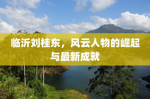 臨沂劉桂東，風(fēng)云人物的崛起與最新成就