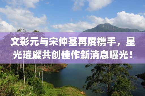 文彩元與宋仲基再度攜手，星光璀璨共創(chuàng)佳作新消息曝光！
