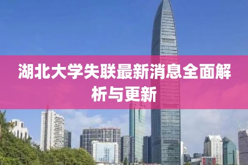 湖北大學(xué)失聯(lián)最新消息全面解析與更新