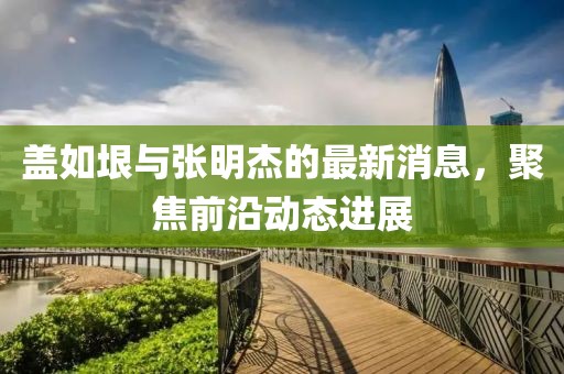 蓋如垠與張明杰的最新消息，聚焦前沿動態(tài)進展