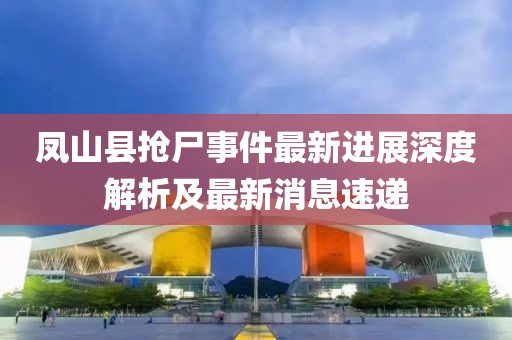鳳山縣搶尸事件最新進展深度解析及最新消息速遞