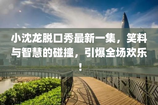 小沈龍脫口秀最新一集，笑料與智慧的碰撞，引爆全場歡樂！