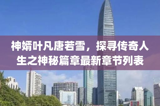 神婿葉凡唐若雪，探尋傳奇人生之神秘篇章最新章節(jié)列表