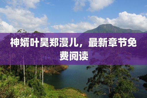 神婿葉昊鄭漫兒，最新章節(jié)免費閱讀