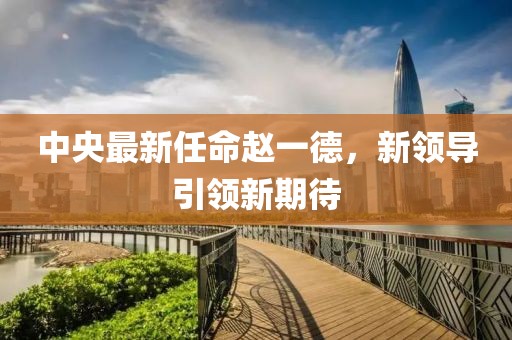 中央最新任命趙一德，新領(lǐng)導(dǎo)引領(lǐng)新期待