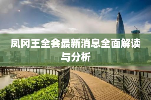 鳳岡王全會最新消息全面解讀與分析