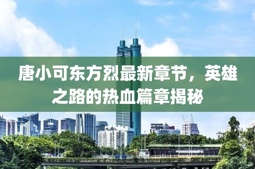 唐小可東方烈最新章節(jié)，英雄之路的熱血篇章揭秘