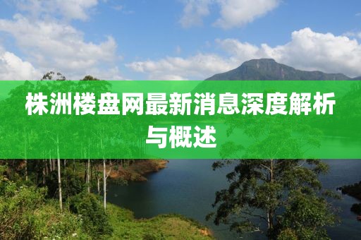 株洲樓盤網(wǎng)最新消息深度解析與概述
